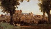 Jean-Baptiste Camille Corot View from the Farnese Gardens Germany oil painting artist